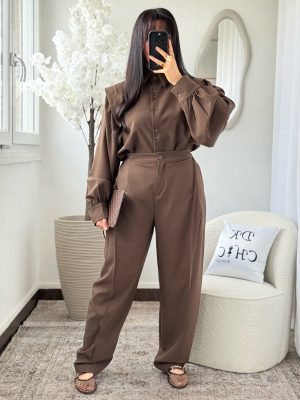 Pantalon Kara Marron