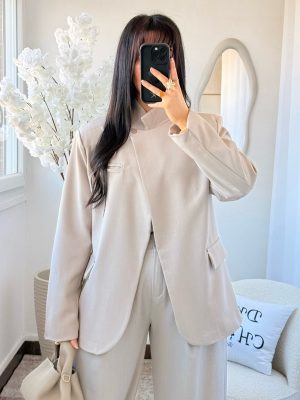 Blazer Alya Ouvert Taupe