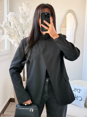 Blazer Alya Ouvert Noir