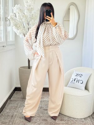 Pantalon Mila Ballon Beige