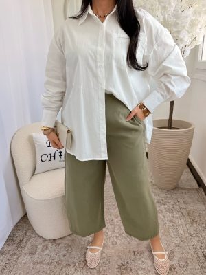 Pantalon Lana Ballon Kaki