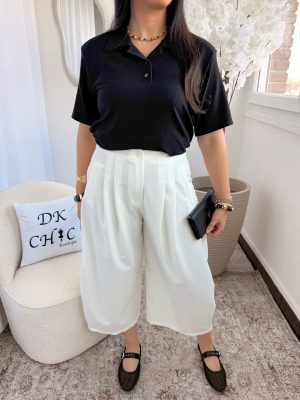 Pantalon Carla Ballon Blanc